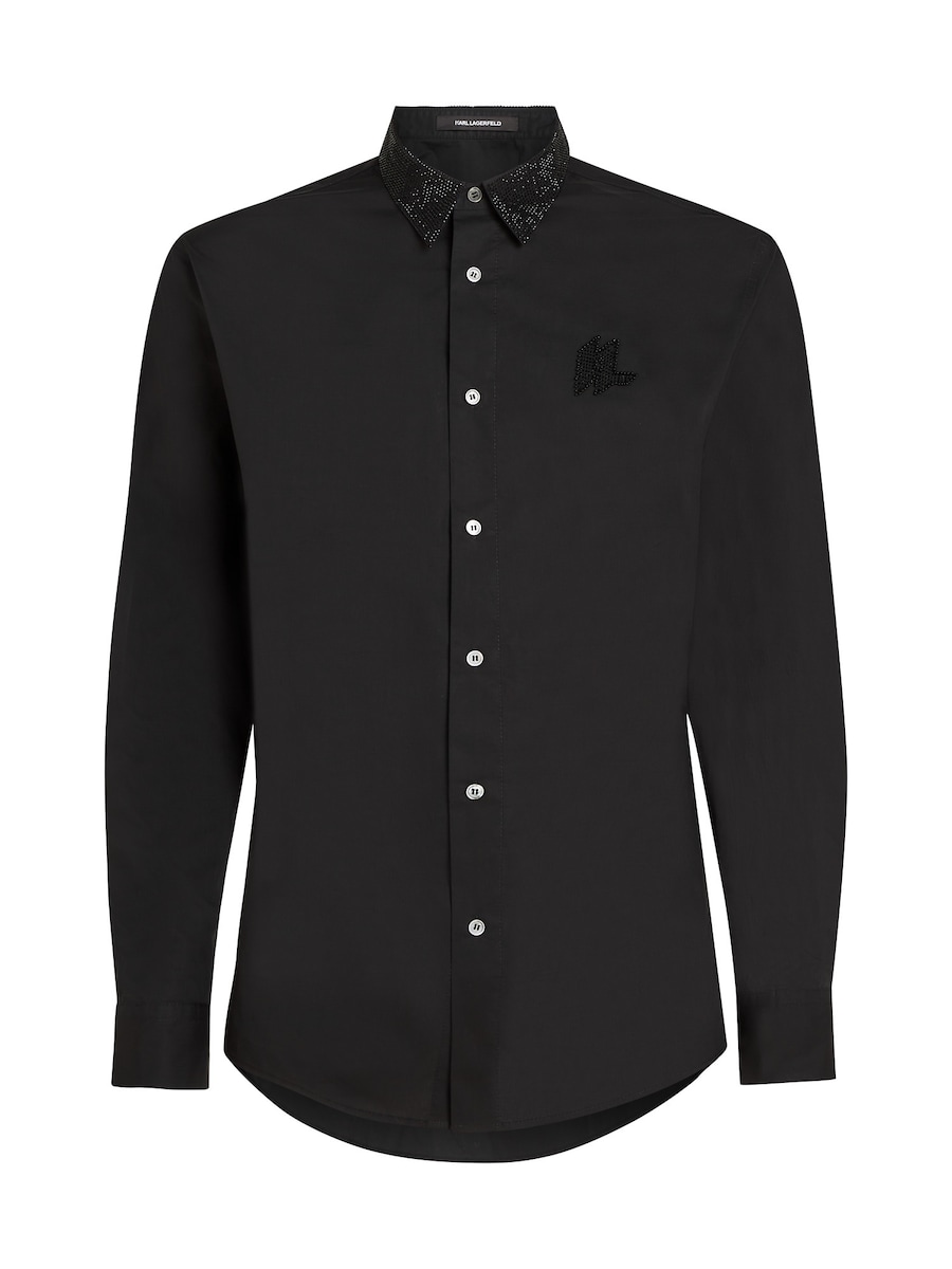 Рубашка на пуговицах классического кроя Karl Lagerfeld, черный
Рубашка на пуговицах классического кроя Karl Lagerfeld, черный