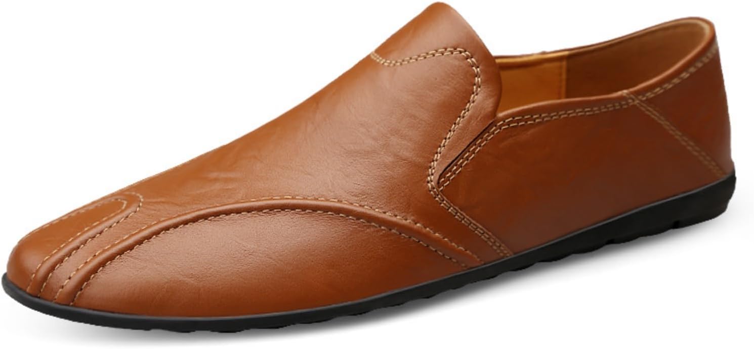 Мужские повседневные комфортные лоферы, мужские повседневные туфли из натуральной кожи, легкие слипоны, мужские лоферы с отделкой 'пенни' Khwfjas, коричневый
Мужские повседневные комфортные лоферы, мужские повседневные туфли из натуральной кожи, легкие слипоны, мужские лоферы с отделкой 'пенни' Khwfjas, коричневый