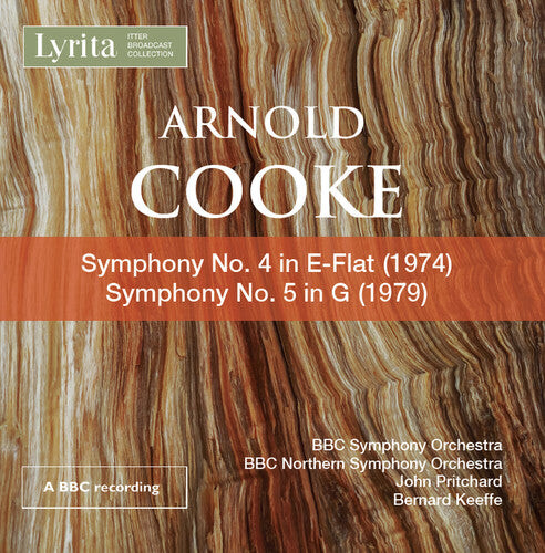 CD диск Cooke / BBC Symphony Orchestra / Keeffe: Cooke: Symphonies Nos. 4 & 5
CD диск Cooke / BBC Symphony Orchestra / Keeffe: Cooke: Symphonies Nos. 4 & 5