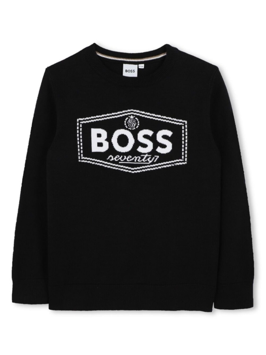 BOSS Kidswear пуловер с логотипом, черный 
BOSS Kidswear пуловер с логотипом, черный