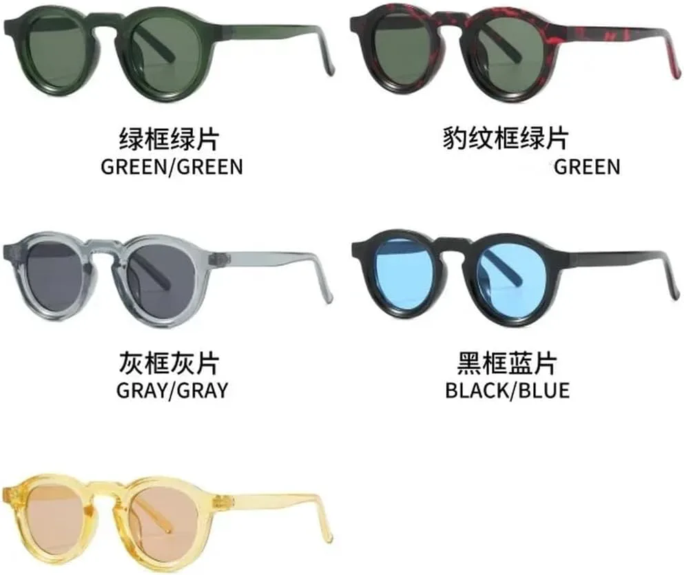 Круглые солнцезащитные очки для женщин и мужчин в стиле панк, ретро, модные солнцезащитные очки с прозрачными линзами и защитой от УФ-излучения UV400 HYYZZC, D
Круглые солнцезащитные очки для женщин и мужчин в стиле панк, ретро, модные солнцезащитные очки с прозрачными линзами и защитой от УФ-излучения UV400 HYYZZC, D