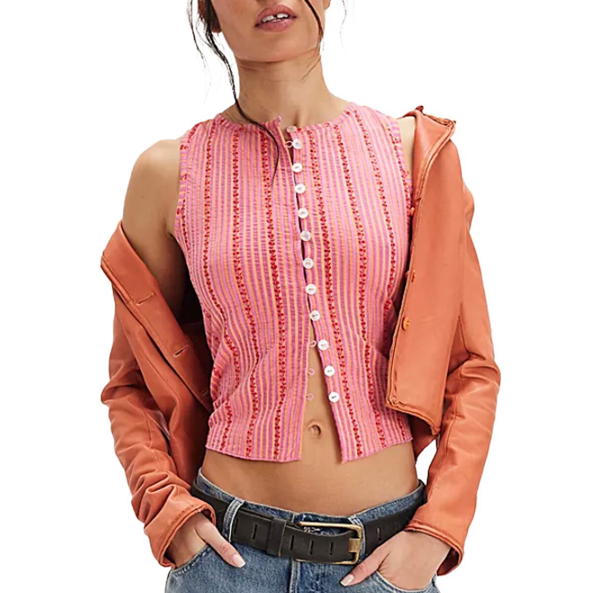 Тилла принтованный жилет Free People, мультиколор
Тилла принтованный жилет Free People, мультиколор