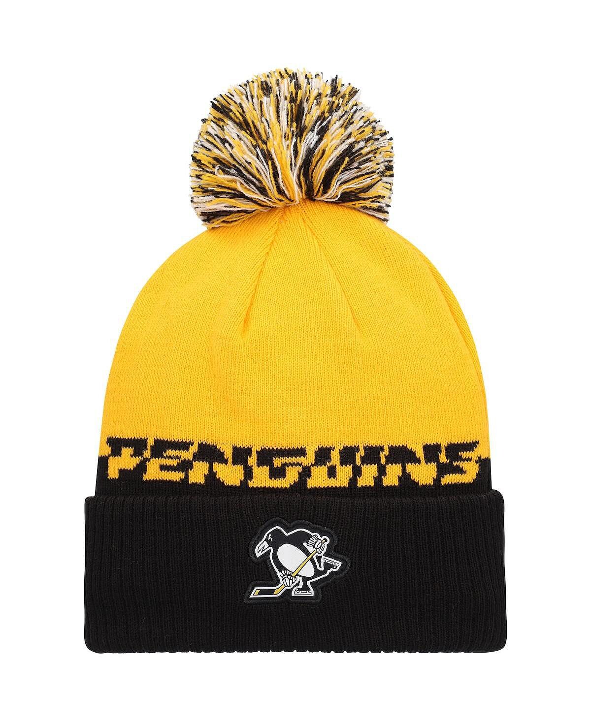Мужская желто-черная вязаная шапка Pittsburgh Penguins Cold.Rdy с манжетами и помпоном adidas
Мужская желто-черная вязаная шапка Pittsburgh Penguins Cold.Rdy с манжетами и помпоном adidas