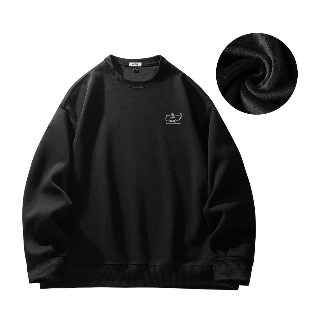 Унисекс свитшот Jeep, черный
Унисекс свитшот Jeep, черный