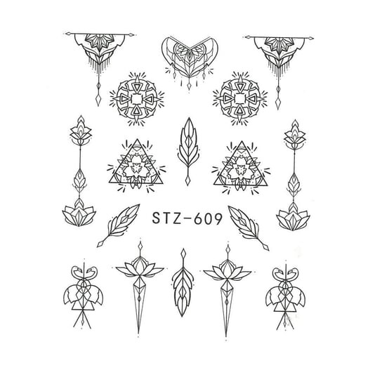 Наклейки для ногтей на водной основе СТЗ-609, AllePaznokcie
Наклейки для ногтей на водной основе СТЗ-609, AllePaznokcie