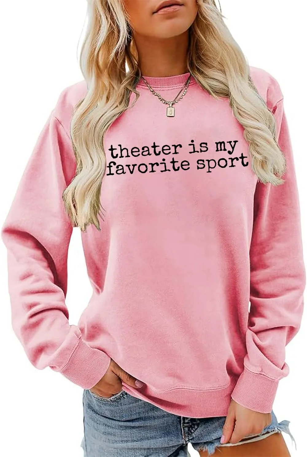 Толстовка с принтом "Theater Is My Favorite Sport" BTGRL
Толстовка с принтом "Theater Is My Favorite Sport" BTGRL