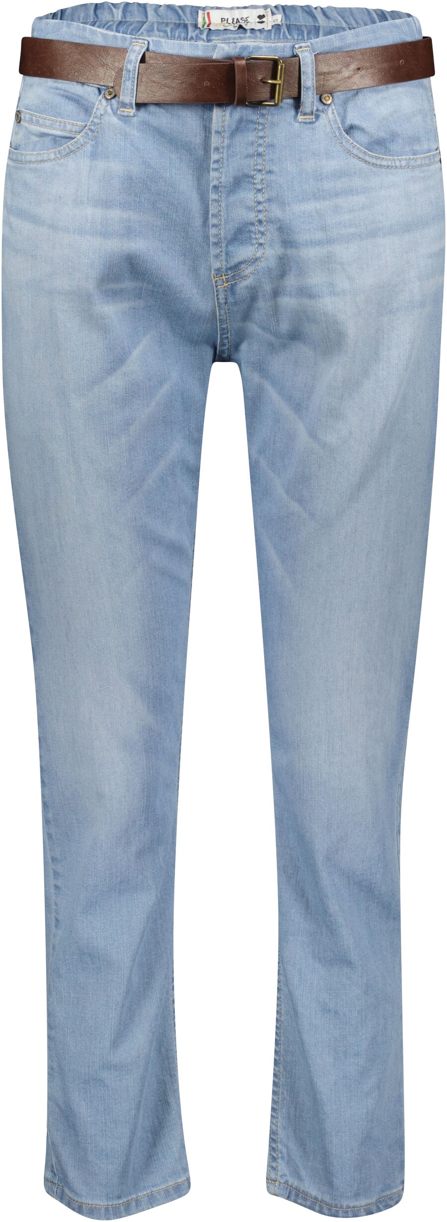 Джинсы с широкими штанинами PLEASE, синий
Джинсы с широкими штанинами PLEASE, синий