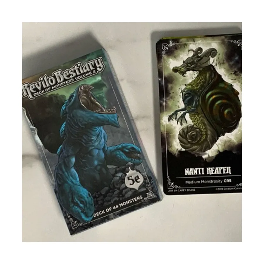 Бокс-сет Revilo Bestiary - Deck of Monsters Vol. 2, Role Playing Games (Creature Curation)
Бокс-сет Revilo Bestiary - Deck of Monsters Vol. 2, Role Playing Games (Creature Curation)