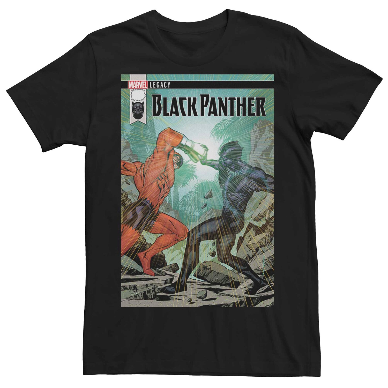 Мужская футболка с обложкой комиксов Marvel Black Panther Legacy Licensed Character
Мужская футболка с обложкой комиксов Marvel Black Panther Legacy Licensed Character