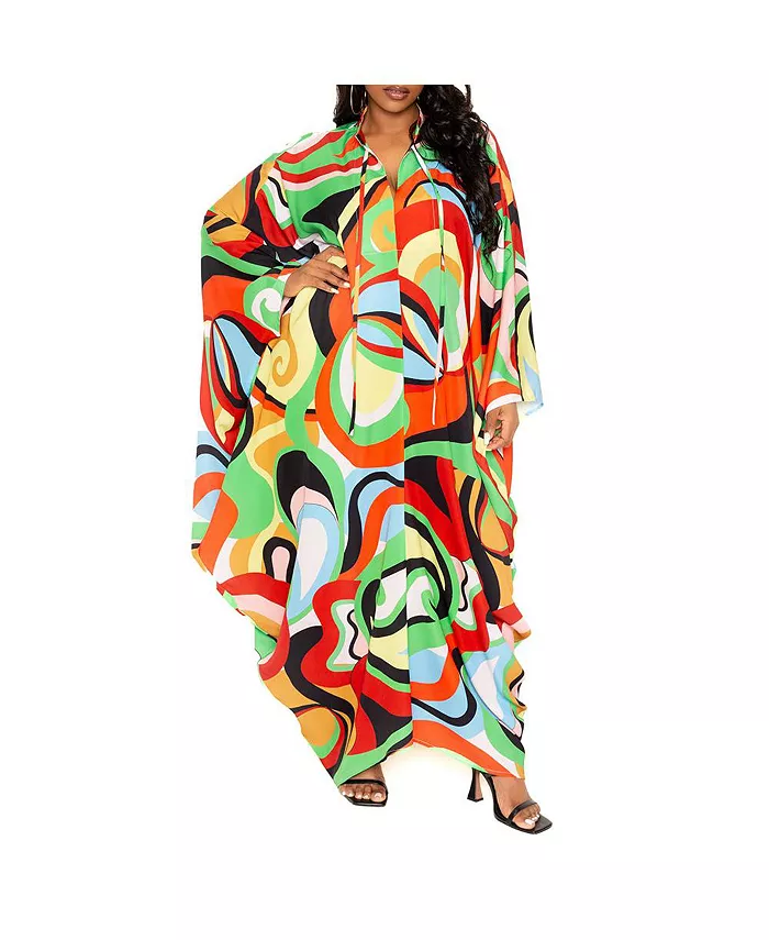 Женское платье-туника макси с геометрическим принтом больших размеров Buxom Couture, мультиколор
Женское платье-туника макси с геометрическим принтом больших размеров Buxom Couture, мультиколор