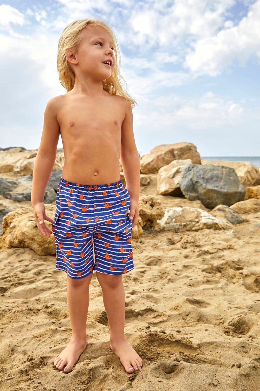 Без подгузников в плавках-шортах Jojo Maman Bébé, синий
Без подгузников в плавках-шортах Jojo Maman Bébé, синий