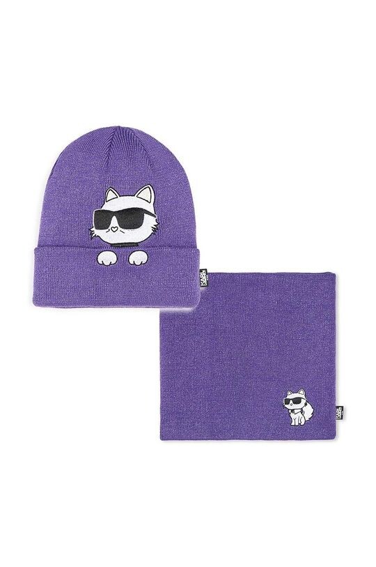 Детская шапка и шарф Karl Lagerfeld, фиолетовый
Детская шапка и шарф Karl Lagerfeld, фиолетовый