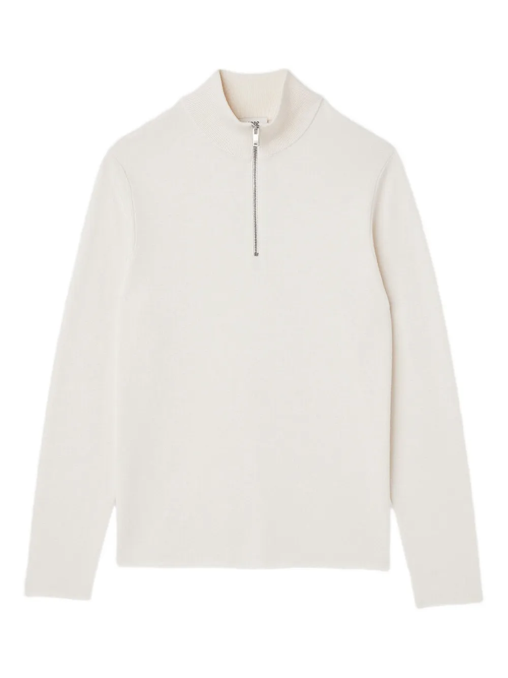Свитер с высоким воротом и застежкой-молнией спереди SANDRO, белый
Свитер с высоким воротом и застежкой-молнией спереди SANDRO, белый