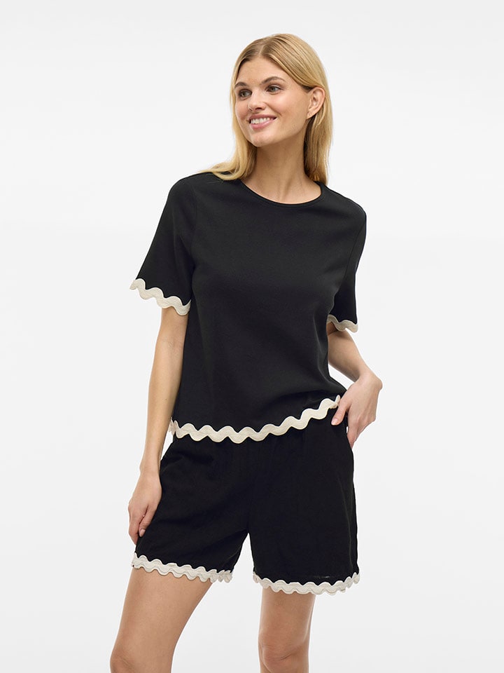 Футболка Vila, черный/бежевый
Футболка Vila, черный/бежевый