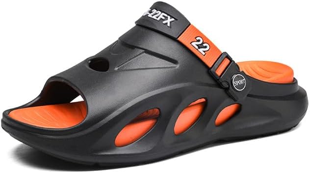 Мужские шлепанцы EVA, нескользящие с быстрым высыханием, открытый носок, для дома и улицы, летние пляжные шлепанцы для мужчин Hhhchpm, черный
Мужские шлепанцы EVA, нескользящие с быстрым высыханием, открытый носок, для дома и улицы, летние пляжные шлепанцы для мужчин Hhhchpm, черный