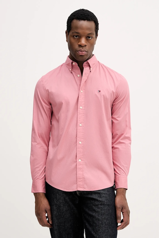 Хлопковая рубашка Tommy Hilfiger, розовый
Хлопковая рубашка Tommy Hilfiger, розовый