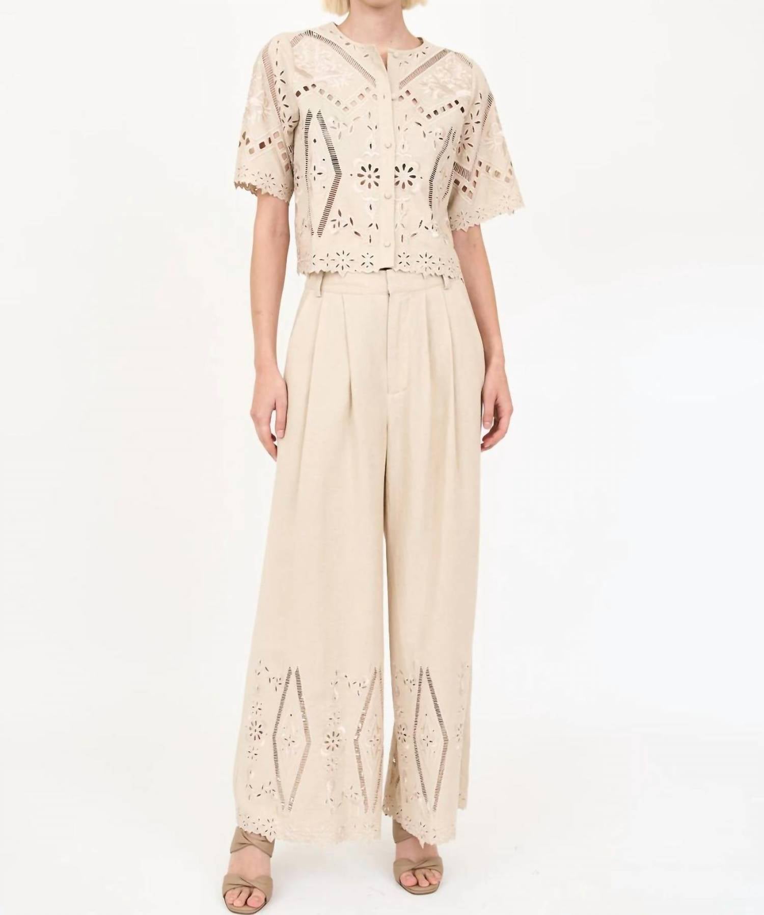 Брюки Dylan в загаре CHRISTY LYNN, цвет tan
Брюки Dylan в загаре CHRISTY LYNN, цвет tan