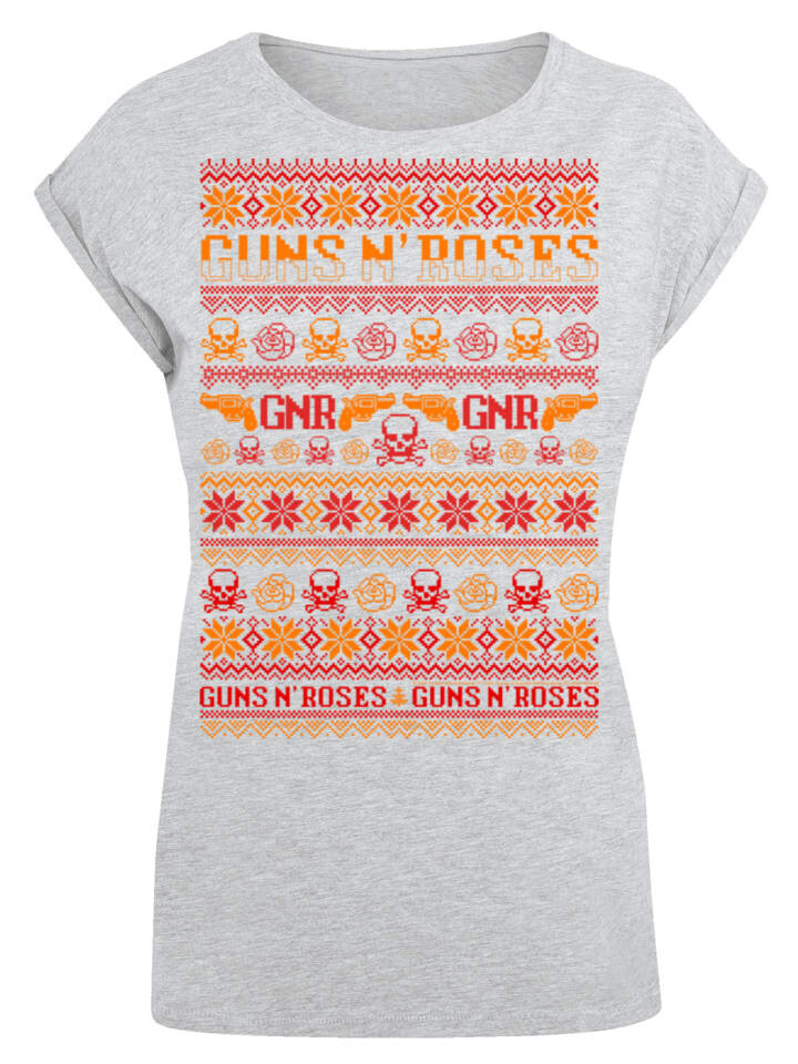 Футболка F4NT4STIC Extended Shoulder T-Shirt Guns And Roses Christmas, пятнистый серый
Футболка F4NT4STIC Extended Shoulder T-Shirt Guns And Roses Christmas, пятнистый серый
