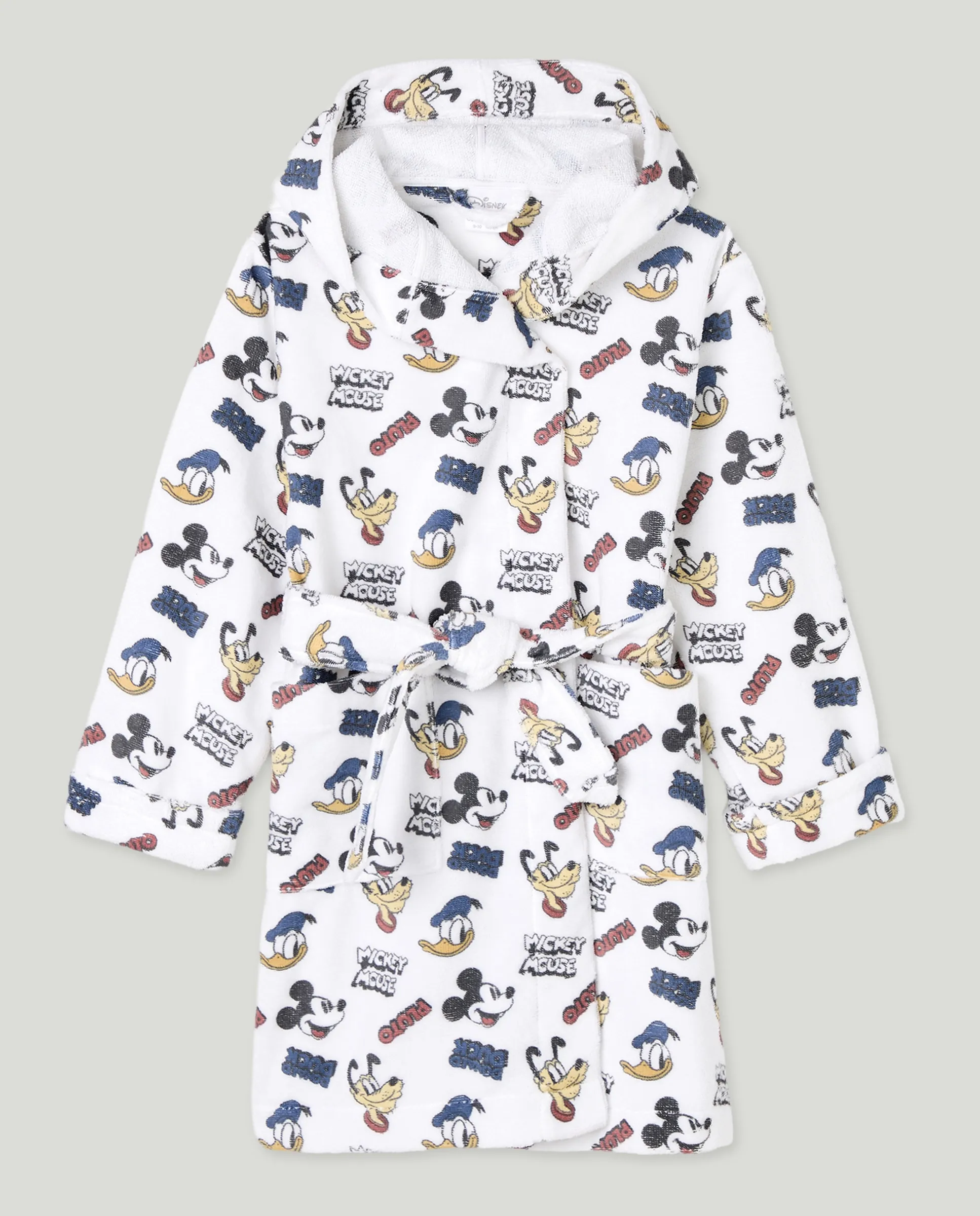 Детский халат с принтом лиц Микки Cotton Juice, белый
Детский халат с принтом лиц Микки Cotton Juice, белый
