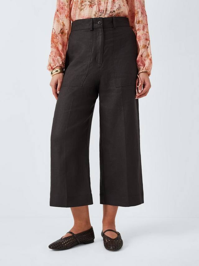 Укороченные льняные брюки John Lewis, цвет Espresso
Укороченные льняные брюки John Lewis, цвет Espresso
