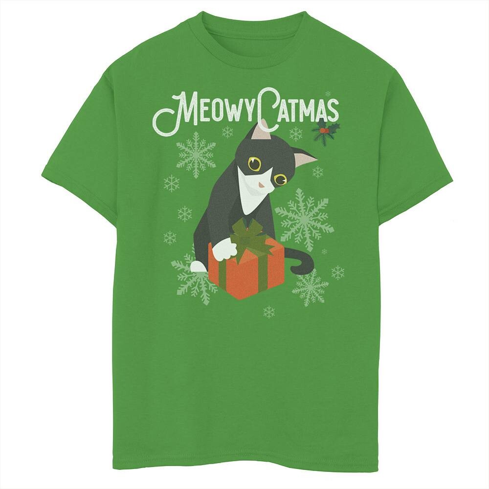 Футболка Meowy Catmas с рисунком «Рождественский подарок котенку» для мальчиков 8–20 лет Licensed Character, цвет Kelly
Футболка Meowy Catmas с рисунком «Рождественский подарок котенку» для мальчиков 8–20 лет Licensed Character, цвет Kelly