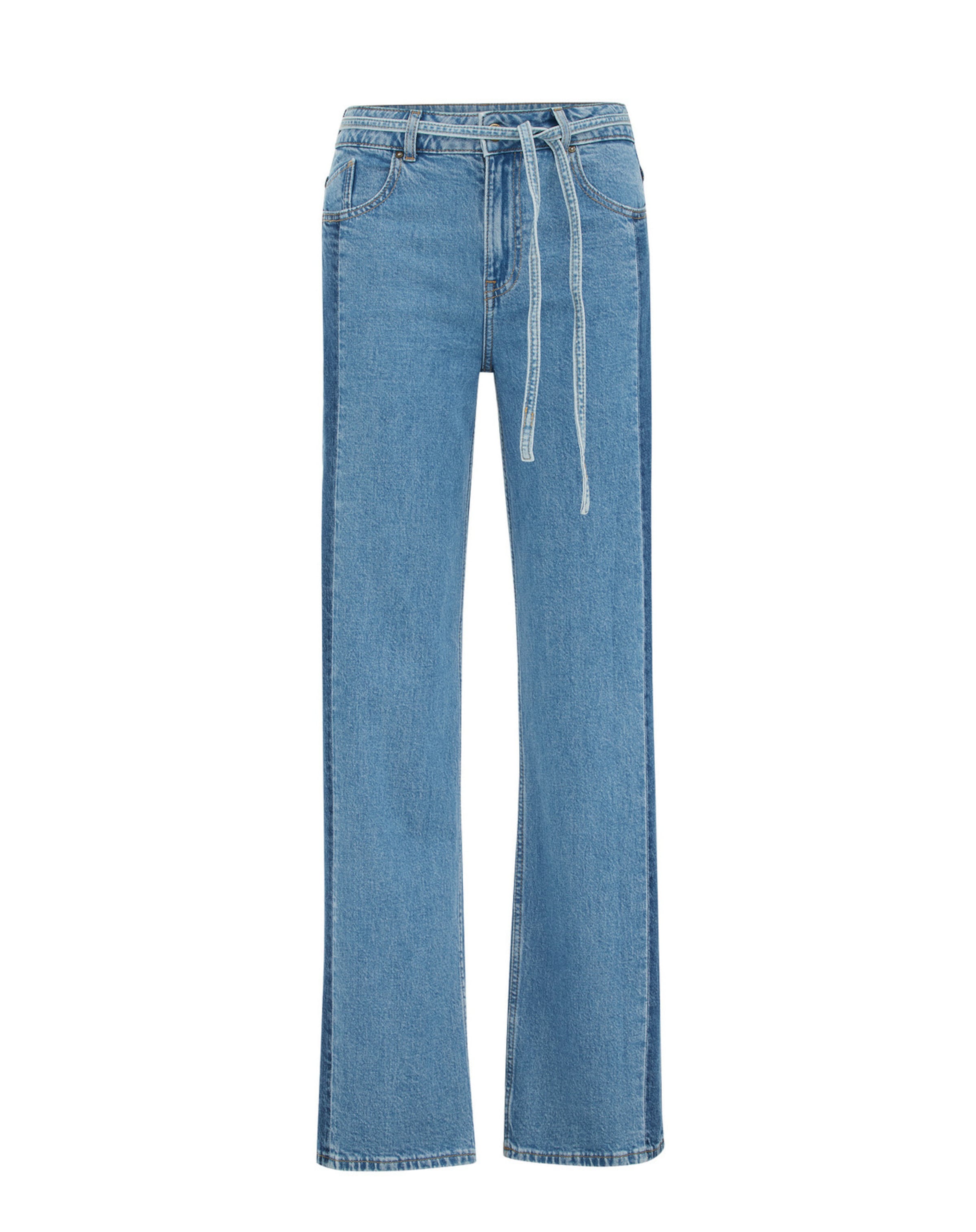 WE Fashion Джинсы с широкими штанинами в синем цвете
WE Fashion Джинсы с широкими штанинами в синем цвете