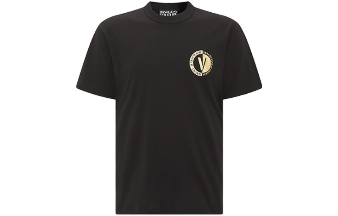 Футболка из хлопка с логотипом VERSACE JEANS COUTURE, черный
Футболка из хлопка с логотипом VERSACE JEANS COUTURE, черный