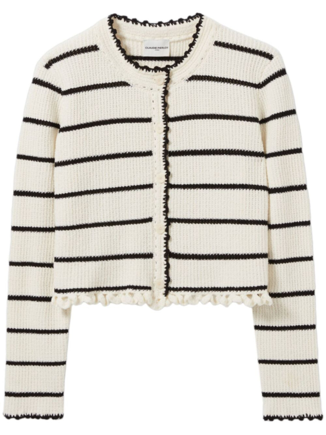 Claudie Pierlot кардиган в полоску, белый
Claudie Pierlot кардиган в полоску, белый