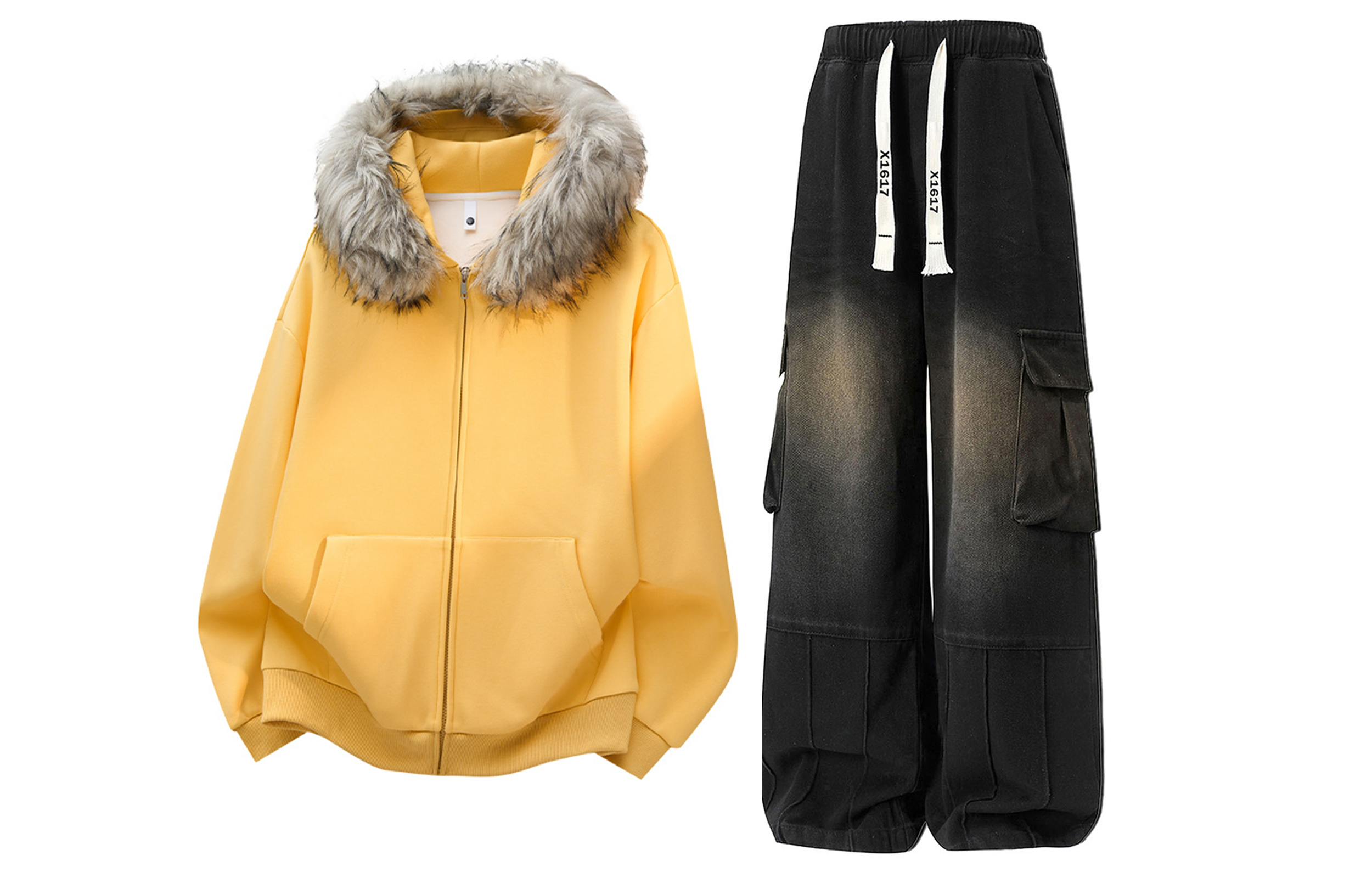 Толстовка Casual Sportswear утепленная с капюшоном унисекс X1617, желтый tops+черный jeans
Толстовка Casual Sportswear утепленная с капюшоном унисекс X1617, желтый tops+черный jeans