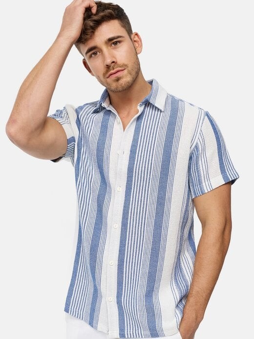 Рубашка с коротким рукавом incosby Indicode, синий
Рубашка с коротким рукавом incosby Indicode, синий