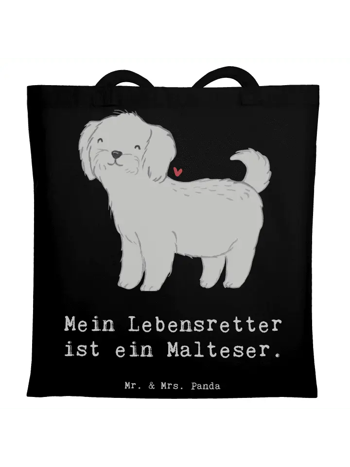 Сумка для переноски Mr & Mrs Panda Malteser Lebensretter, черный
Сумка для переноски Mr & Mrs Panda Malteser Lebensretter, черный