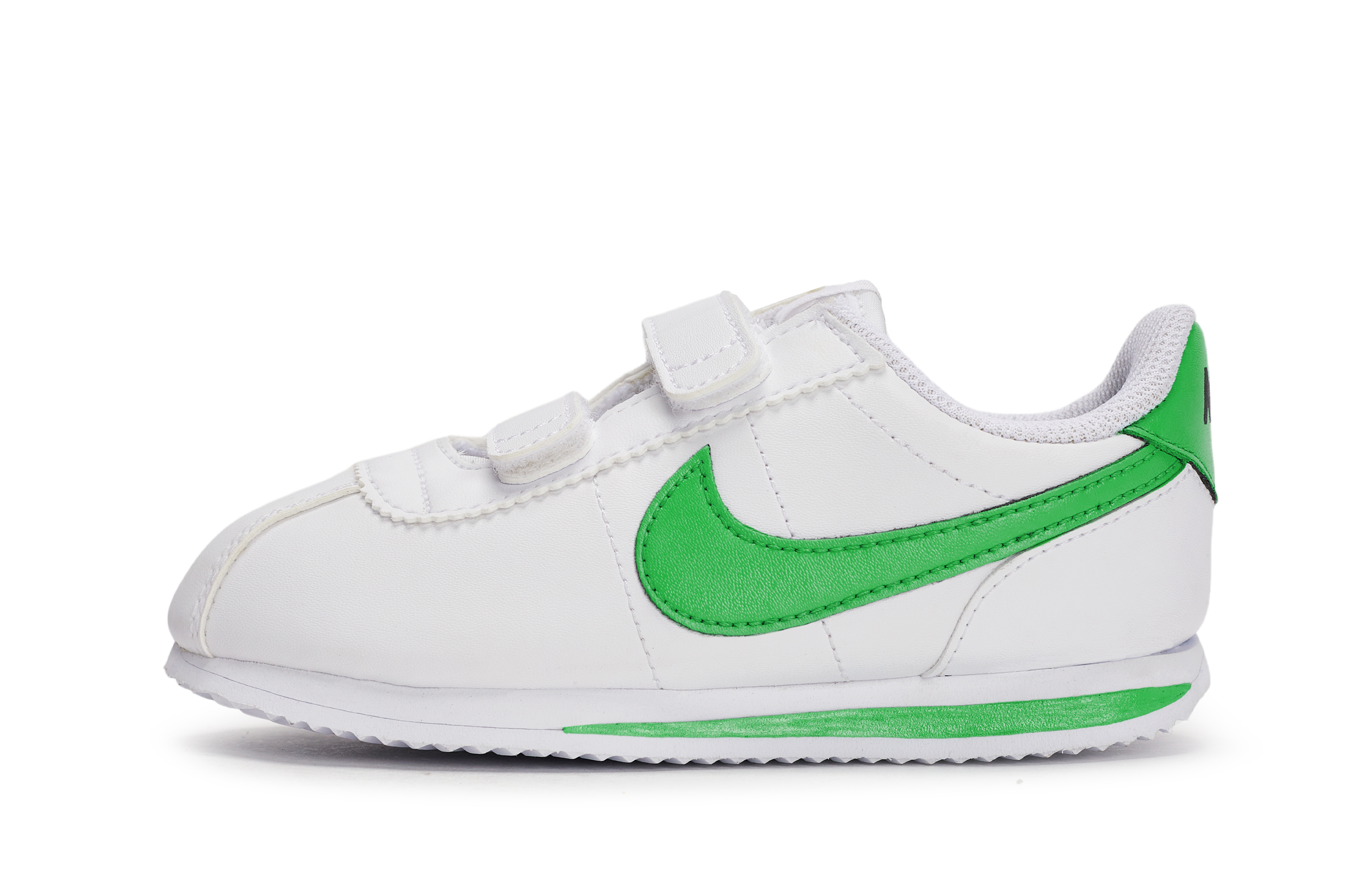 Кроссовки Cortez Basic SL для малышей Nike, белый/зеленый
Кроссовки Cortez Basic SL для малышей Nike, белый/зеленый