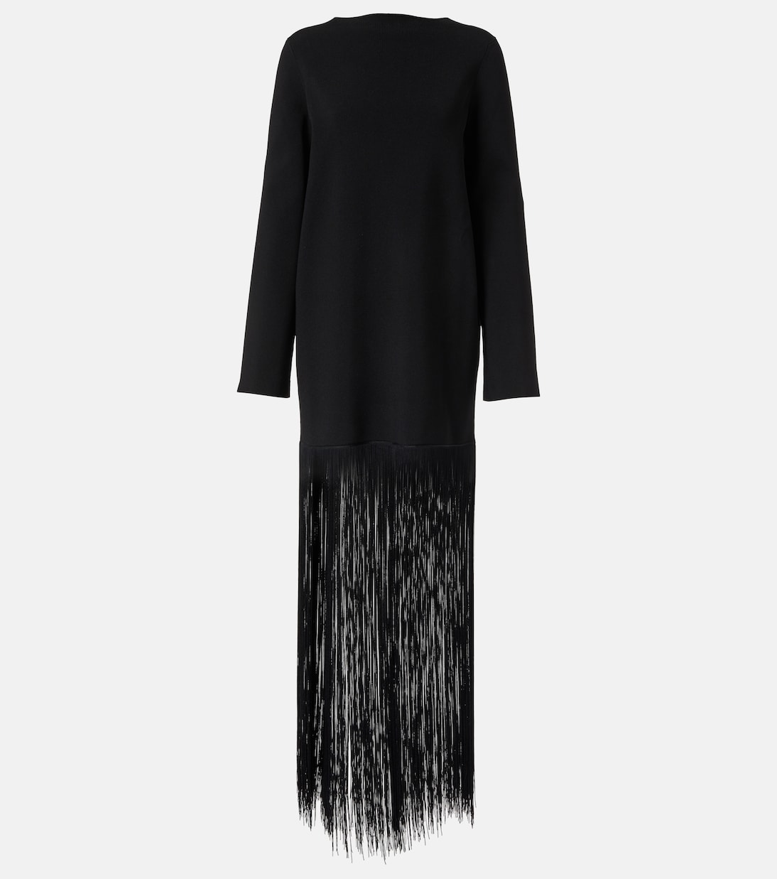 Длинное платье с бахромой в цветочек Khaite, черный
Длинное платье с бахромой в цветочек Khaite, черный