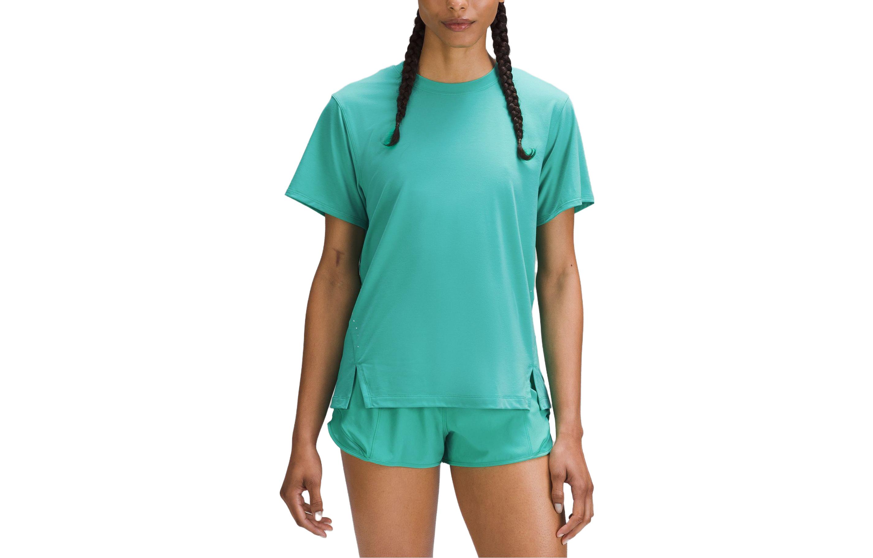 Футболка женская ярко-желтая зеленая Lululemon
Футболка женская ярко-желтая зеленая Lululemon