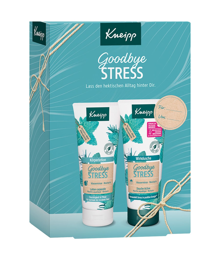 Набор для ухода за телом Kneipp Geschenkset Goodbye Stress, 1 шт.
Набор для ухода за телом Kneipp Geschenkset Goodbye Stress, 1 шт.