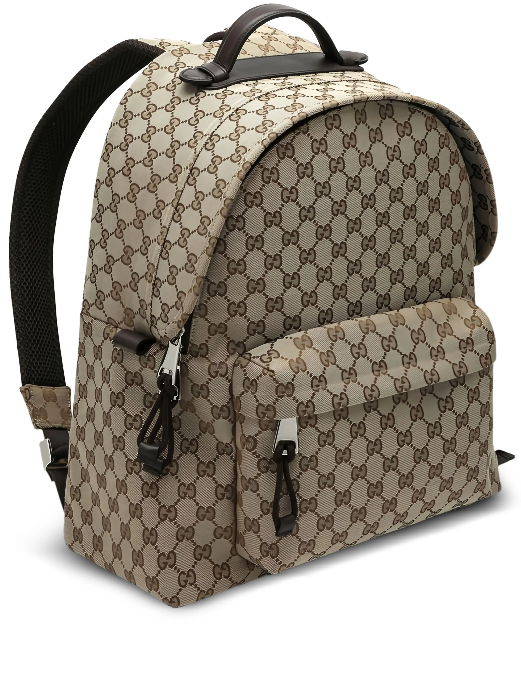 Рюкзак среднего размера с логотипом GG Gucci, коричневый
Рюкзак среднего размера с логотипом GG Gucci, коричневый
