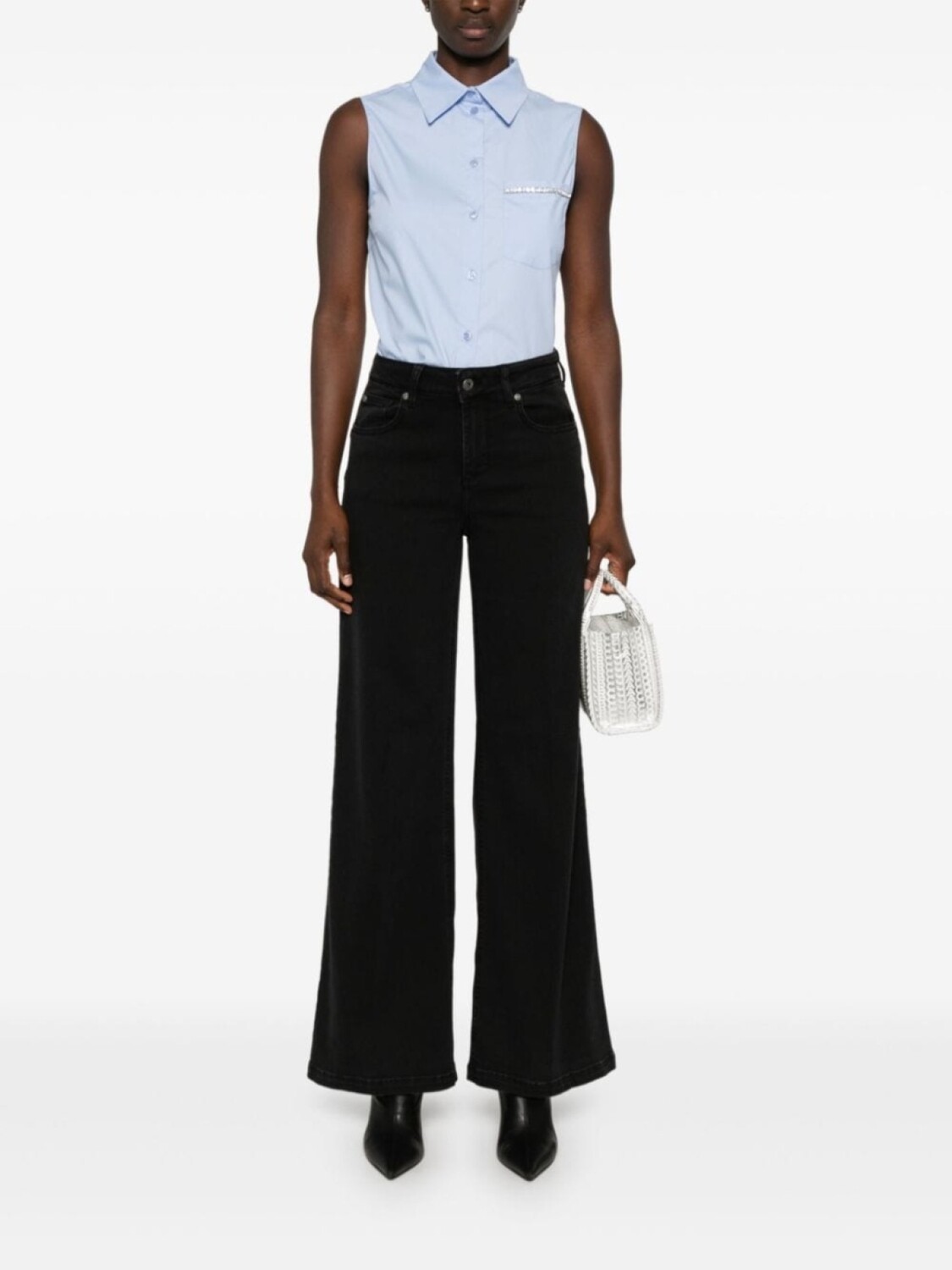 LIU JO расклешенные джинсы с высокой посадкой, черный
LIU JO расклешенные джинсы с высокой посадкой, черный