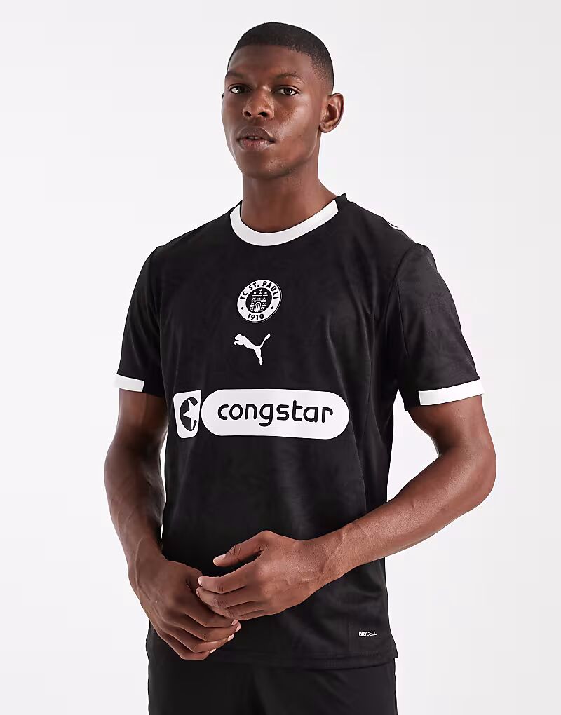 Третья футболка FC St. Pauli 25/26 в черно-белом цвете Puma
Третья футболка FC St. Pauli 25/26 в черно-белом цвете Puma