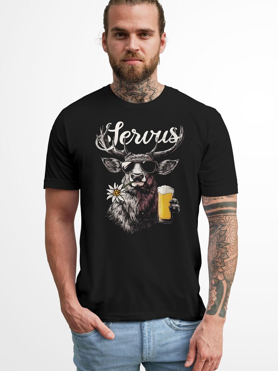 Рубашка Neverless Servus 3 Bier, черный
Рубашка Neverless Servus 3 Bier, черный