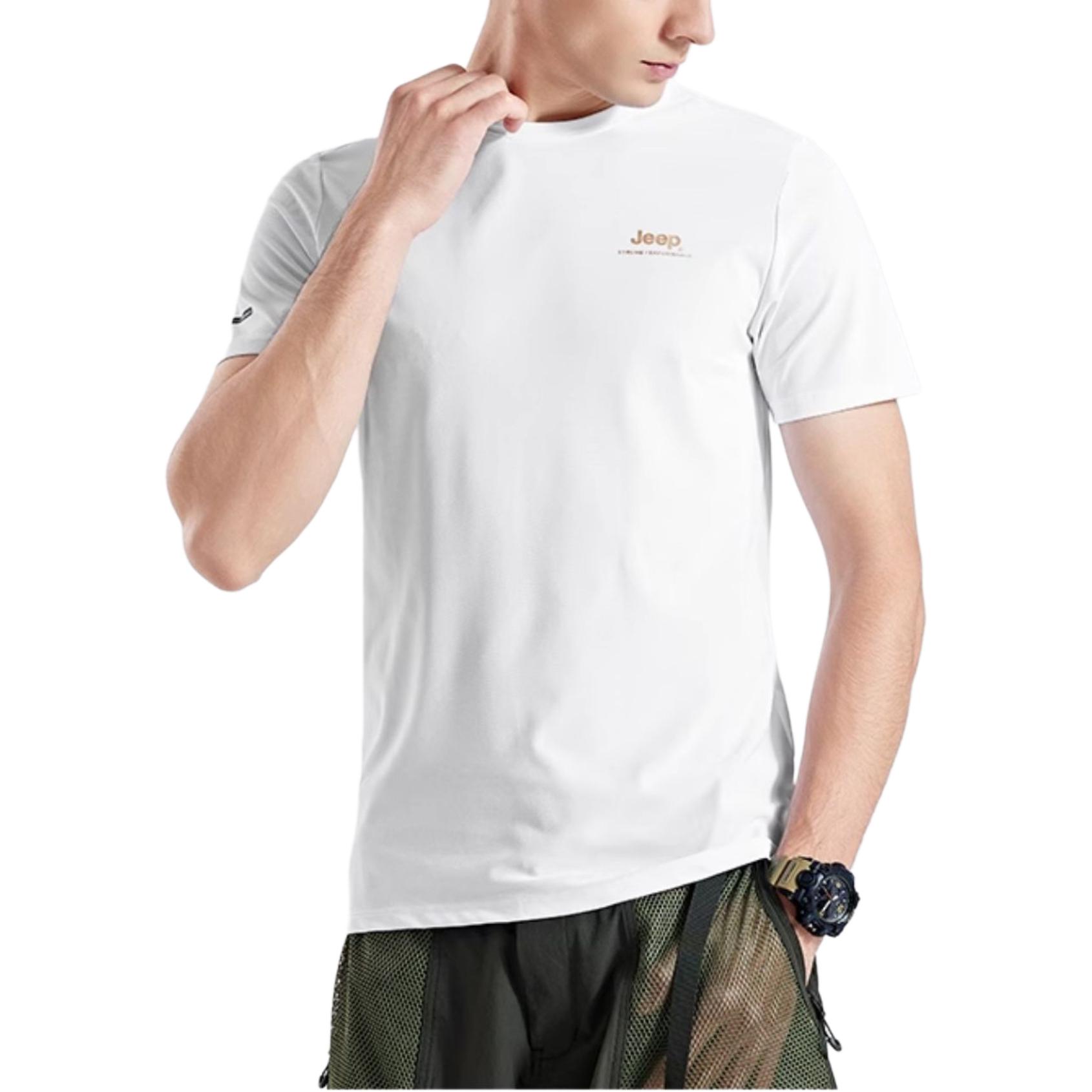 Футболка мужская с круглым вырезом тонкая Jeep, белый
Футболка мужская с круглым вырезом тонкая Jeep, белый