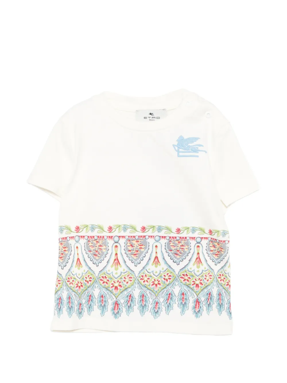 Футболка с вышитым логотипом Etro Kids, бежевый
Футболка с вышитым логотипом Etro Kids, бежевый