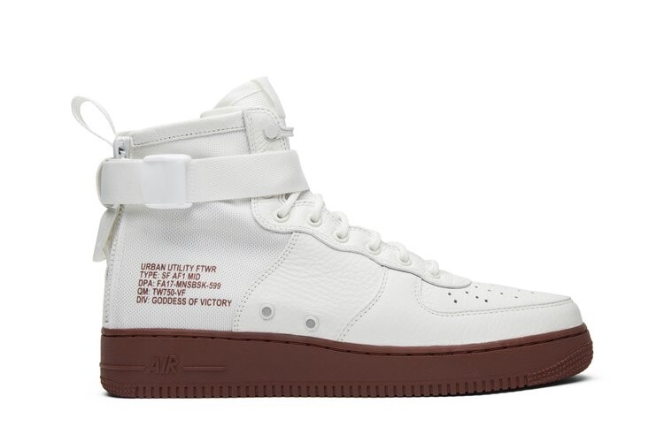 Кроссовки Nike SF Air Force 1 Mid 'Red Ivory', белый
Кроссовки Nike SF Air Force 1 Mid 'Red Ivory', белый