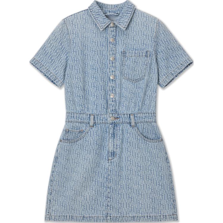Levis Левис платье короткий рукав женское светло-голубое
Levis Левис платье короткий рукав женское светло-голубое