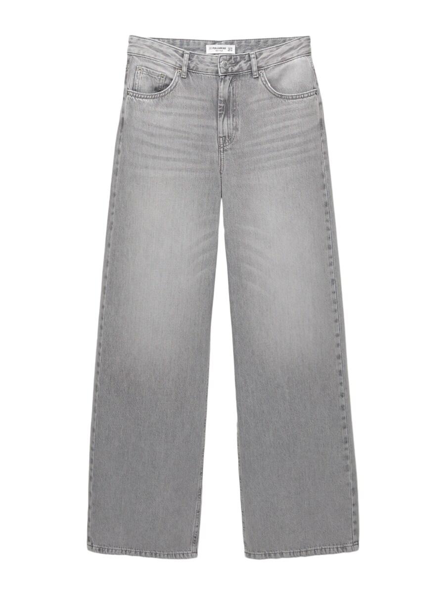 Мешковатые джинсы Pull&Bear, серый деним
Мешковатые джинсы Pull&Bear, серый деним
