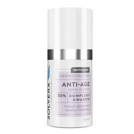 Dermopeel Пилинг гликолевой кислотой 30% 30 мл SOLVERX Assorted 
Dermopeel Пилинг гликолевой кислотой 30% 30 мл SOLVERX Assorted