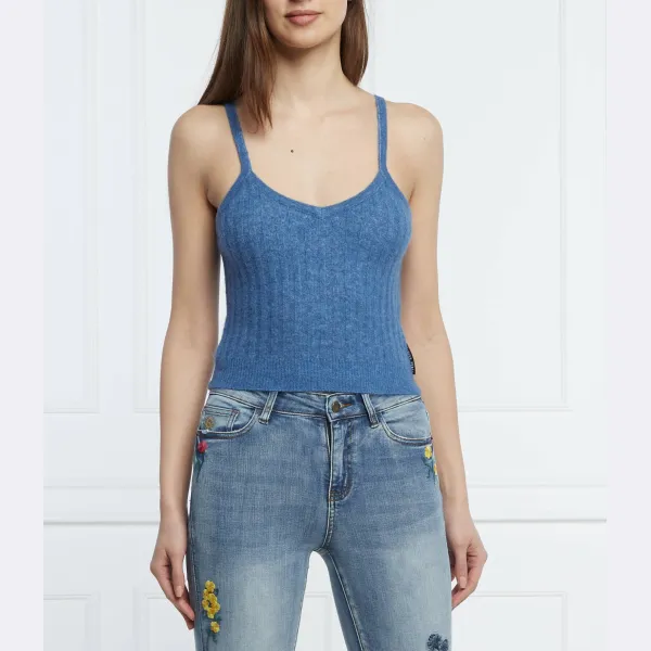 Укороченный шерстяной топ Dalenes Silvian Heach, синий
Укороченный шерстяной топ Dalenes Silvian Heach, синий