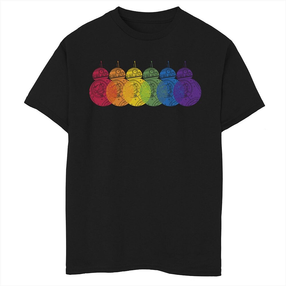 Футболка с портретом и рисунком «Звездные войны BB-8 Rainbow Tracer» для мальчиков 8–20 лет Licensed Character, черный
Футболка с портретом и рисунком «Звездные войны BB-8 Rainbow Tracer» для мальчиков 8–20 лет Licensed Character, черный