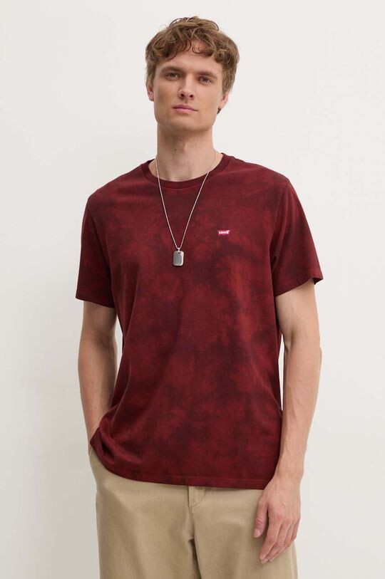 Хлопковая футболка Levi's, бордовый
Хлопковая футболка Levi's, бордовый