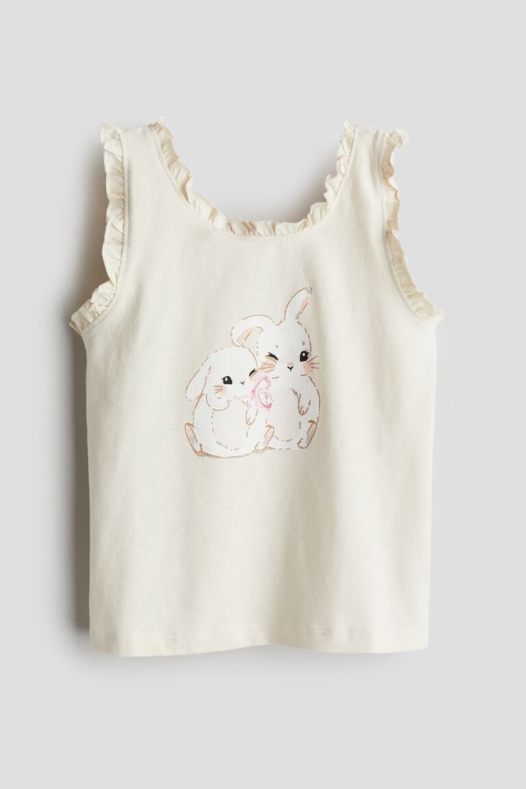 Майка с воланами H&M, бежевый
Майка с воланами H&M, бежевый