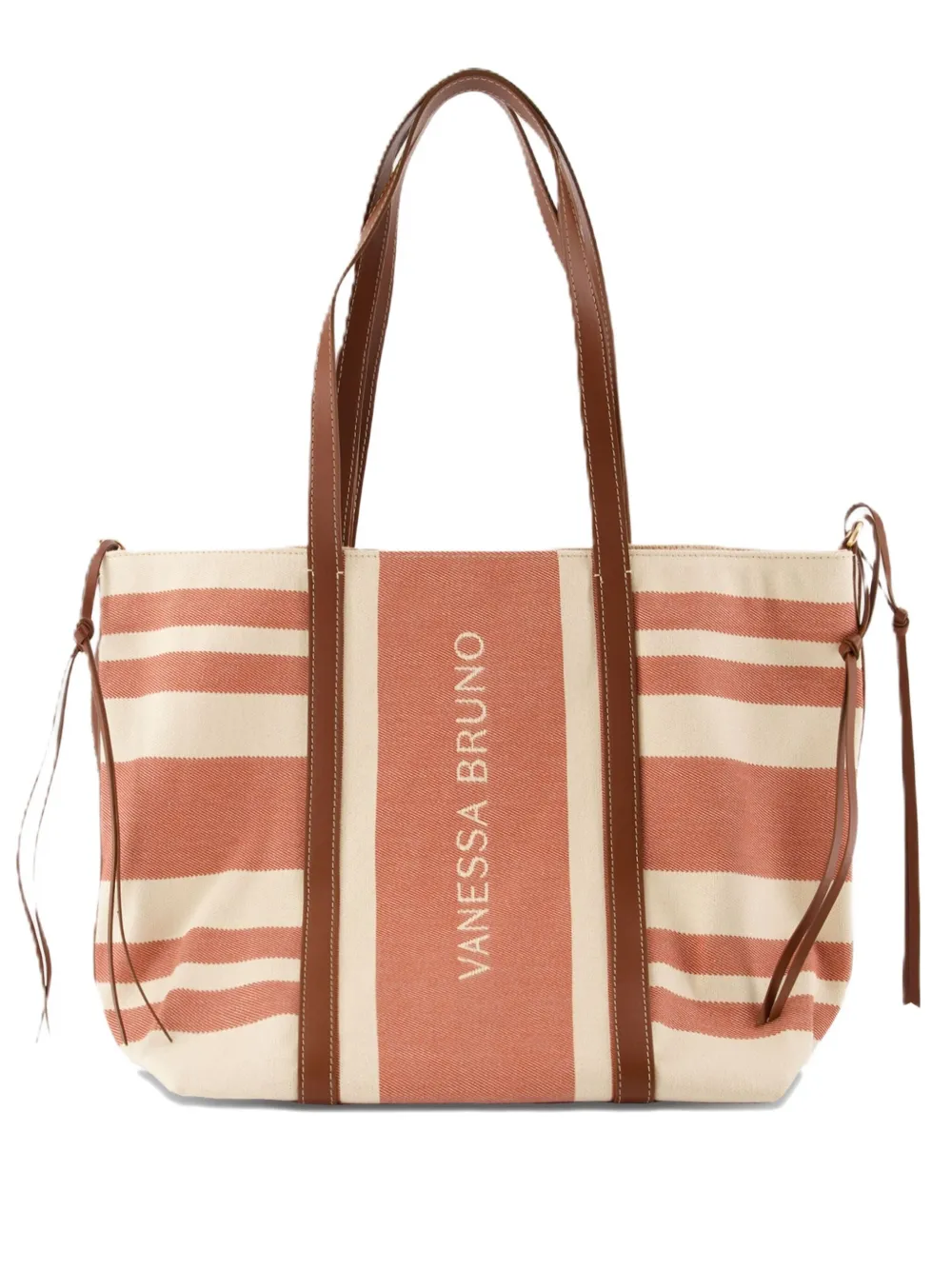 Сумка-тоут с отделкой из полосатой кожи Vanessa Bruno, нейтральный
Сумка-тоут с отделкой из полосатой кожи Vanessa Bruno, нейтральный